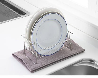 to Unify ユニファイ お皿の水切り 大皿用 日本製 燕三条 食洗機対応 水切りラック オールステンレス製 水切りかご 皿立て 収納 ヨシカワ Yoshikawa 1306226