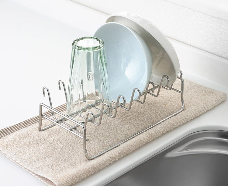 to Unify ユニファイ お椀の水切り 日本製 燕三条 食洗機対応 水切りラック オールステンレス製 水切りかご 皿立て 収納 ヨシカワ Yoshikawa 1306227