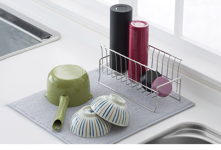 to Unify ユニファイ ボトルスタンド スリム 日本製 燕三条 食洗機対応 水筒・ケータイボトルの水切り ボトルラック オールステンレス製 水切りラック スリム ヨシカワ Yoshikawa 1306228