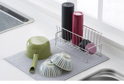 to Unify ユニファイ ボトルスタンド スリム 日本製 燕三条 食洗機対応 水筒・ケータイボトルの水切り ボトルラック オールステンレス製 水切りラック スリム ヨシカワ Yoshikawa 1306228