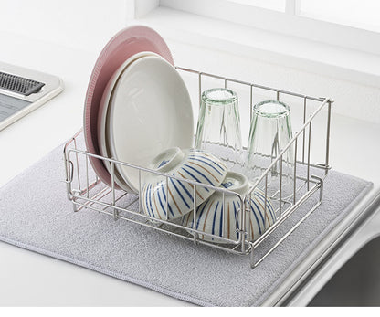 to Unify ユニファイ ミニ折りたたみ水切りカゴ 日本製 燕三条 食洗機対応 水切りラック オールステンレス製 折りたたみ式 水切りかご 皿立て ヨシカワ Yoshikawa 1306229
