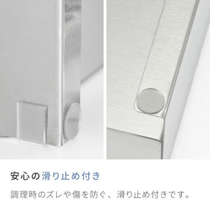 猫対策 隠せる コンロカバー&排気口カバー 2点セット 60cm ヨシカワ 日本製 燕三条 ステンレス フラット ガスコンロ 排気口 カバー 作業台 調理台 猫 対策 猫ガード 作業スペース ガス IH