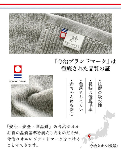 スモーキーストライプフェイスタオル2枚 今治タオル フェイスタオル 単品 薄手 34×80cm 綿100% 日本製 今治タオル フェイスタオル 無地 吸水 高品質 色落ち 毛羽落ちしにくい スモーキーストライプ(代引不可)