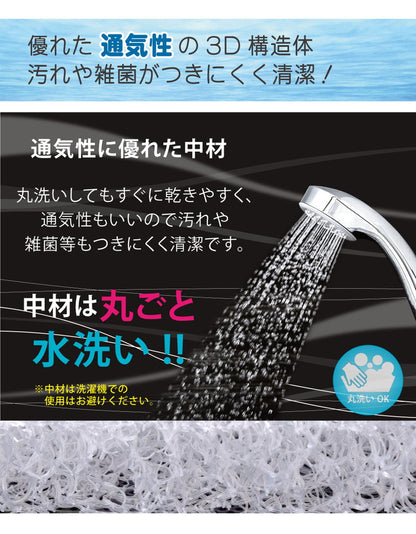 ペットマット 約45×35cm 動物病院の先生がお勧め 通気性 メッシュ素材 樹脂ファイバー 体圧分散 弾力性 3Dマット 洗える 水洗い ペット用 犬 ドッグマット 猫 リビング(代引不可)