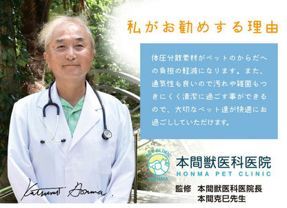 ペットマット 約45×35cm 動物病院の先生がお勧め 通気性 メッシュ素材 樹脂ファイバー 体圧分散 弾力性 3Dマット 洗える 水洗い ペット用 犬 ドッグマット 猫 リビング(代引不可)