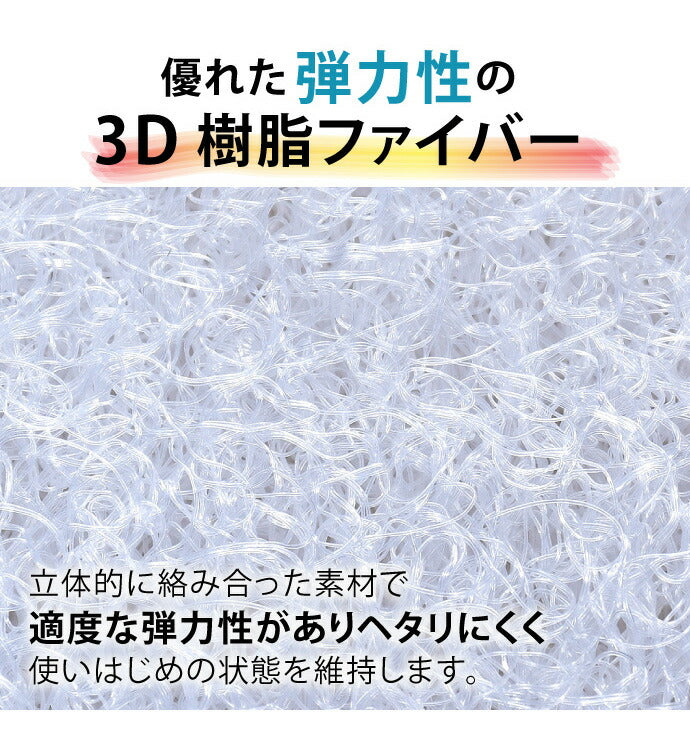 シート クッション 40×40×5cm 洗える 3D 樹脂ファイバー 通気性 弾力性 メッシュ構造 車 かわいい 後部座席 北欧(代引不可)