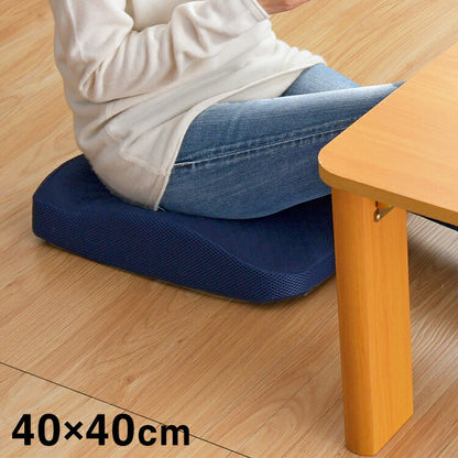しりピタ クッション 40×40cm 洗える 3D 樹脂ファイバー 通気性 弾力性 メッシュ構造(代引不可)