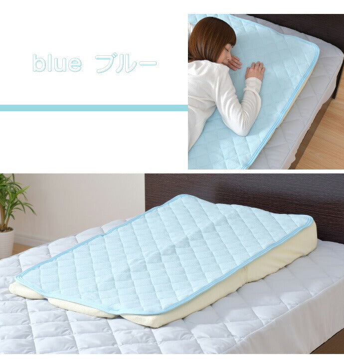 なだらか枕専用パッド 55×90cm 標準サイズ用 枕カバー 綿100% パイル生地 洗濯OK 選べる2色(代引不可)