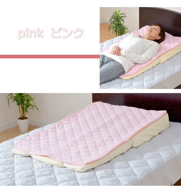 なだらか枕専用パッド 55×90cm 標準サイズ用 枕カバー 綿100% パイル生地 洗濯OK 選べる2色(代引不可)