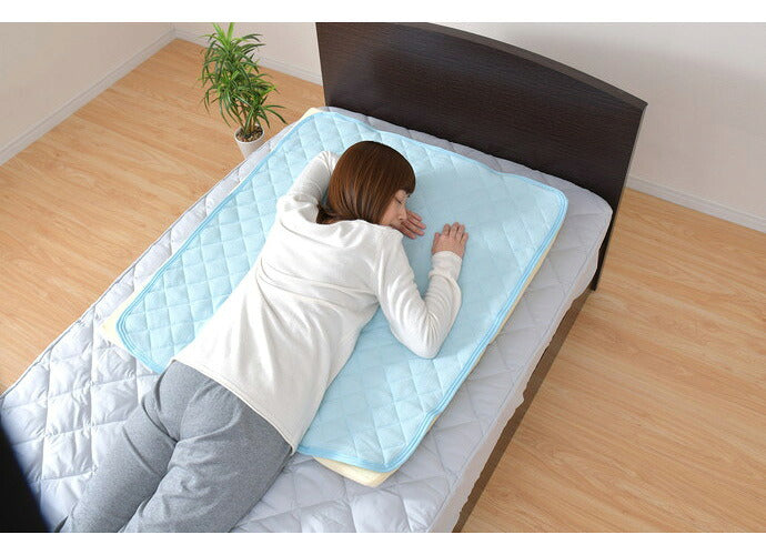 なだらか枕専用パッド 約80×90cm ワイド用 枕カバー 綿100% パイル生地 洗濯OK 選べる2色(代引不可)