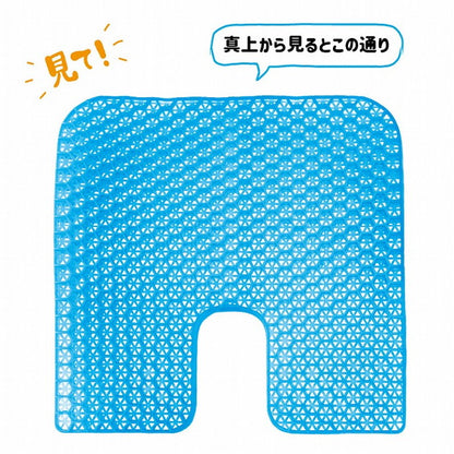 ジェルクッション 約40×39cm 整体院の先生がお勧めする お尻にフィット 体圧分散 ゲルクッション 二層ハニカム構造 GELクッション 四角型(代引不可)
