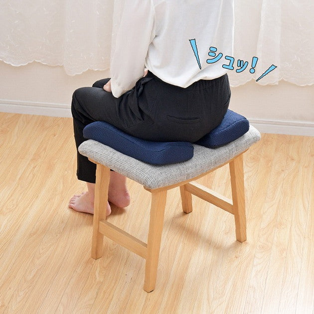 ジェルクッション 約40×39cm 整体院の先生がお勧めする お尻にフィット 体圧分散 ゲルクッション 二層ハニカム構造 GELクッション 四角型(代引不可)