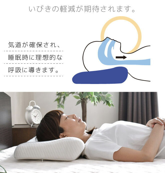 枕 まくら 頸椎サポート枕 約32×52cm 整体師が勧める いびき対策 体圧分散 くぼみ設計 快眠枕 首サポート 頸椎安定 仰向け 横寝 カバーが洗える(代引不可)