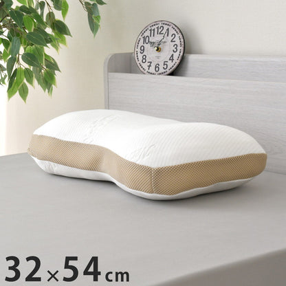 枕 整体師が勧める チップ枕 32×54cm 小さめ 低め 低反発ウレタンチップまくら 体圧分散 横寝 寝返り 癒し枕 快眠 先生監修 こだわりカーブ形状 カバー 洗える 贈り物 寝具 インテリア おしゃれ 寝具(代引不可)