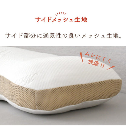 枕 整体師が勧める チップ枕 32×54cm 小さめ 低め 低反発ウレタンチップまくら 体圧分散 横寝 寝返り 癒し枕 快眠 先生監修 こだわりカーブ形状 カバー 洗える 贈り物 寝具 インテリア おしゃれ 寝具(代引不可)