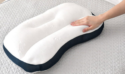 枕 整体師が勧める ハーフパイプ枕 32×54cm 小さめ パイプ わた 頸椎安定 安定 体圧分散 リラックス 包み込む枕 癒し枕 快眠枕 まくら 先生監修 首サポート 洗える 贈り物(代引不可)