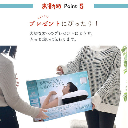 枕 整体師が勧める 肩までフィット枕 40×55cm じんわり 低反発ウレタン 体圧分散 肩までリラックス 包み込む枕 癒し枕 快眠枕 まくら 先生監修 首サポート カバーが洗える 贈り物(代引不可)
