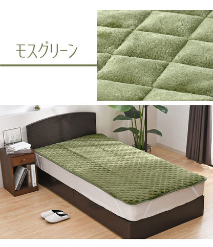 敷きパッド フランネル ジュニア 85×185cm 冬 あったか なめらか 秋 暖かい 敷きパット 敷き布団カバー ベッドパッド ふんわり ぽかぽか 大人カラー 洗える 冬用 暖か あったか(代引不可)