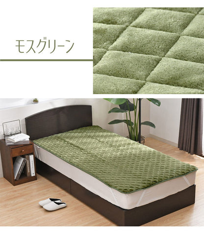 敷きパッド フランネル シングル 100×205cm 冬 あったか なめらか 秋 暖かい 敷きパット 敷き布団カバー ベッドパッド ふんわり ぽかぽか 大人カラー 洗える 冬用 暖か あったか(代引不可)