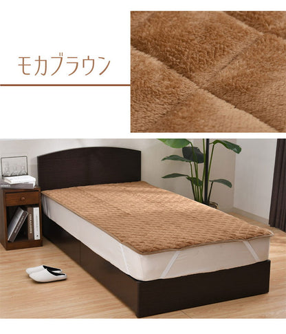 敷きパッド フランネル シングル 100×205cm 冬 あったか なめらか 秋 暖かい 敷きパット 敷き布団カバー ベッドパッド ふんわり ぽかぽか 大人カラー 洗える 冬用 暖か あったか(代引不可)