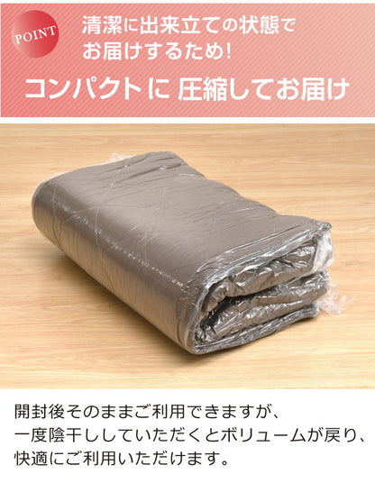 極厚日本製敷布団 5層構造 シングルロング 抗菌 防ダニ 防臭 速乾 東洋紡フィルハーモニー綿使用 底付き感なし ほこりが出にくい オゾン加工 除菌 防臭 国産 圧縮梱包 敷布団 布団(代引不可)