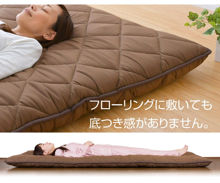 極厚日本製敷布団 5層構造 シングルロング 抗菌 防ダニ 防臭 速乾 東洋紡フィルハーモニー綿使用 底付き感なし ほこりが出にくい オゾン加工 除菌 防臭 国産 圧縮梱包 敷布団 布団(代引不可)