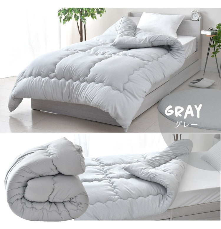 ボリューム掛け布団 日本製 中綿1.8kg シングルロング 東洋紡フィルハーモニー綿使用 4隅 ループ付き ほこりが出にくい オゾン加工 除菌 防臭 国産 ボリューム 極厚 シングルロングサイズ(代引不可)