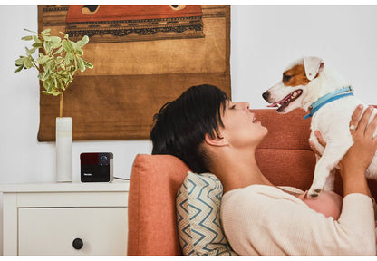 PETCUBE Play 2 ペットカメラ 見守りカメラ レーザートイ搭載 犬 猫 小型 高画質 双方向音声 会話 マイク 録画 暗所 夜 広角 ズーム いたずら防止 声かけ フルHD Alexa 通知 AI wifi アプリ