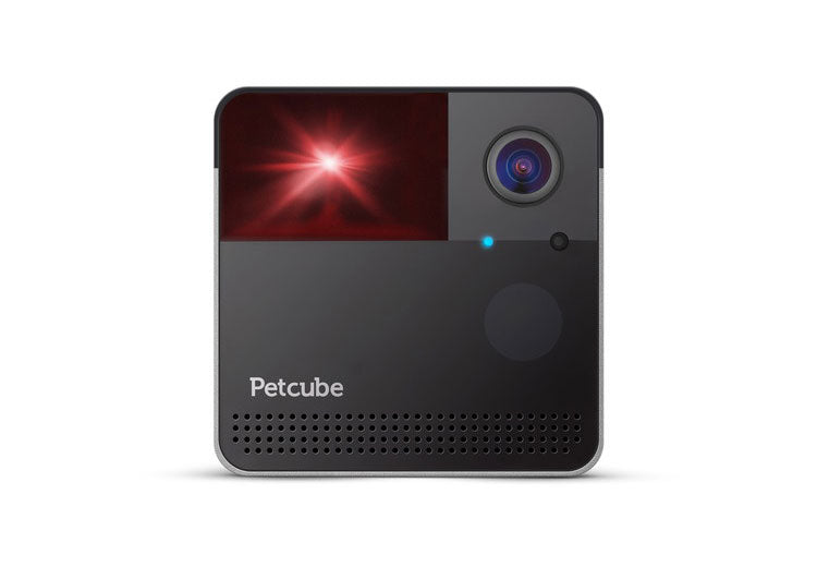 PETCUBE Play 2 ペットカメラ 見守りカメラ レーザートイ搭載 犬 猫 小型 高画質 双方向音声 会話 マイク 録画 暗所 夜 広角 ズーム いたずら防止 声かけ フルHD Alexa 通知 AI wifi アプリ