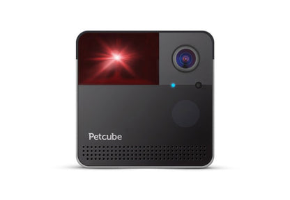 PETCUBE Play 2 ペットカメラ 見守りカメラ レーザートイ搭載 犬 猫 小型 高画質 双方向音声 会話 マイク 録画 暗所 夜 広角 ズーム いたずら防止 声かけ フルHD Alexa 通知 AI wifi アプリ