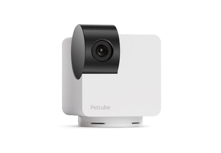 PETCUBE CAM 360 室内用ペットカメラ 360° 回転 見守りカメラ 犬 猫 小型 高画質 自動追尾 暗所 夜 広角 ズーム 双方向音声 会話 マイク 録画 いたずら防止 声かけ フルHD Alexa 通知 AI wifi