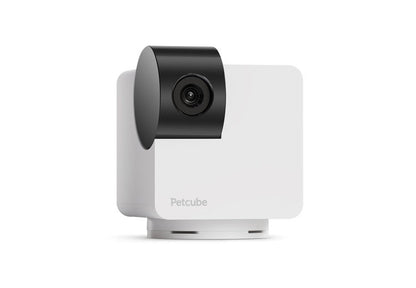 PETCUBE CAM 360 室内用ペットカメラ 360° 回転 見守りカメラ 犬 猫 小型 高画質 自動追尾 暗所 夜 広角 ズーム 双方向音声 会話 マイク 録画 いたずら防止 声かけ フルHD Alexa 通知 AI wifi