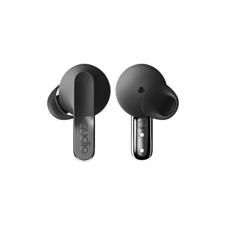 【国内正規品】 sudio N3 Pro カナル型完全ワイヤレスイヤホン Bluetooth マルチポイント アクティブノイズキャンセリング SBC 防水 IPX4 マイク 音声アシスタント コンパクト 北欧 おしゃれ ブラック