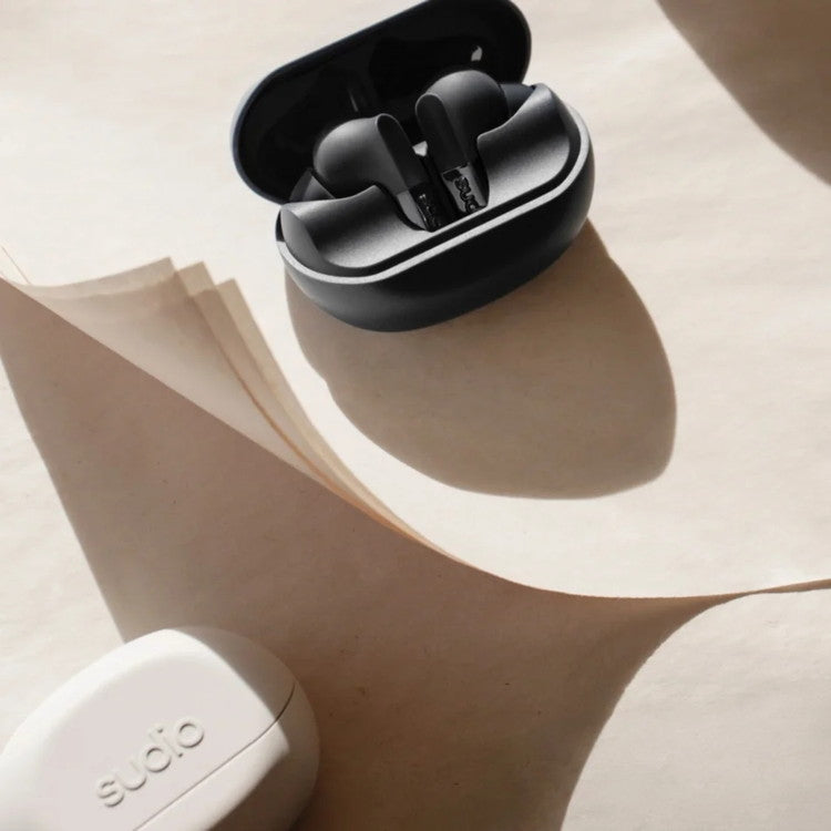 【国内正規品】 sudio N3 Pro カナル型完全ワイヤレスイヤホン Bluetooth マルチポイント アクティブノイズキャンセリング SBC 防水 IPX4 マイク 音声アシスタント コンパクト 北欧 おしゃれ ブラック