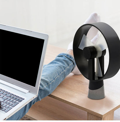 【国内正規品】 air&me AIRAIN 卓上扇風機 ファン 無段階調節 静音 コンパクト スリム おしゃれ スタイリッシュ デザイン 柔らかい羽根 指をいれても安全 USB給電 木目 ウッド 持ち運び アウトドア