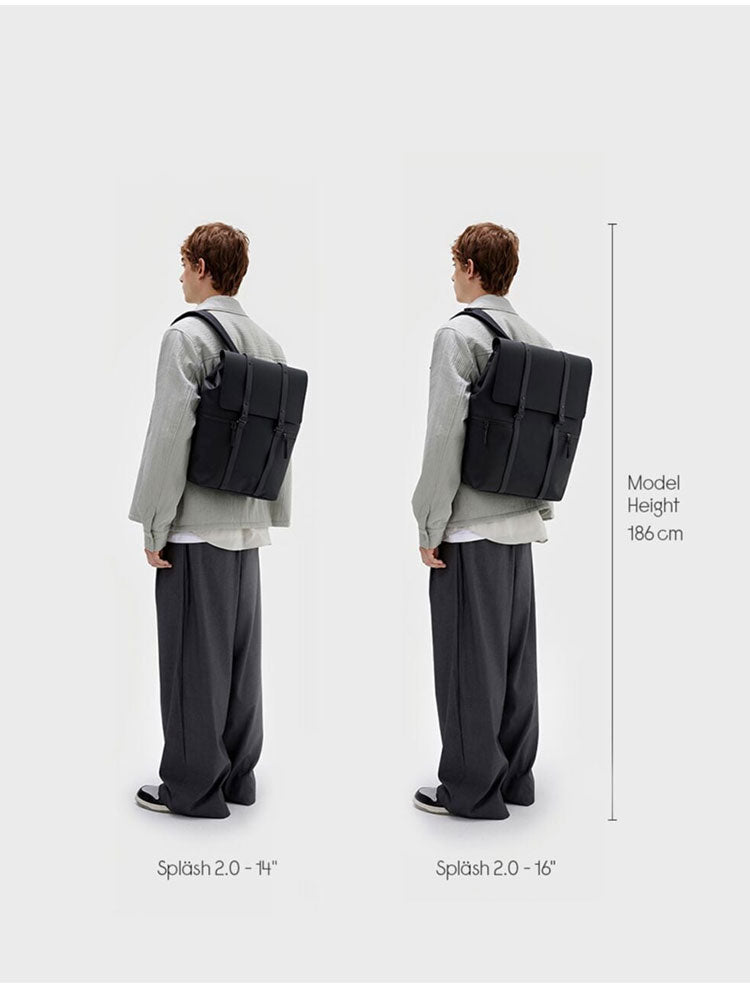 【国内正規品】 Gaston Luga ガストンルーガ Splash 2.0 Backpack-14 バックパック リュックサック カバン 14L 防水 撥水 ジッパー ポケット 通気性 A4 エコ おしゃれ 北欧 デザイン RE801 RE806