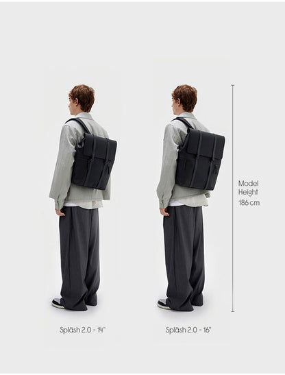 【国内正規品】 Gaston Luga ガストンルーガ Splash 2.0 Backpack-14 バックパック リュックサック カバン 14L 防水 撥水 ジッパー ポケット 通気性 A4 エコ おしゃれ 北欧 デザイン RE801 RE806