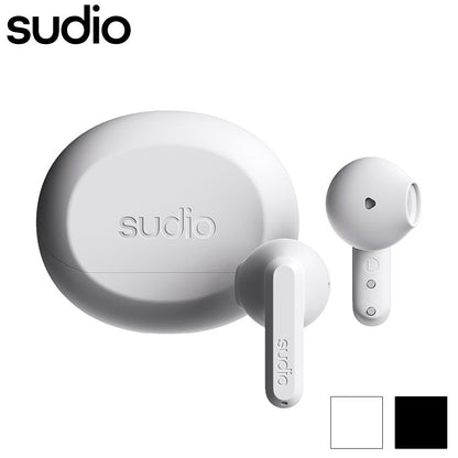 【国内正規品】 sudio A3 インナーイヤー型完全ワイヤレスイヤホン Bluetooth SBC 防水 IPX4 マイク 音声アシスタント コンパクト USB TypeC 北欧 おしゃれ ブラック ホワイト