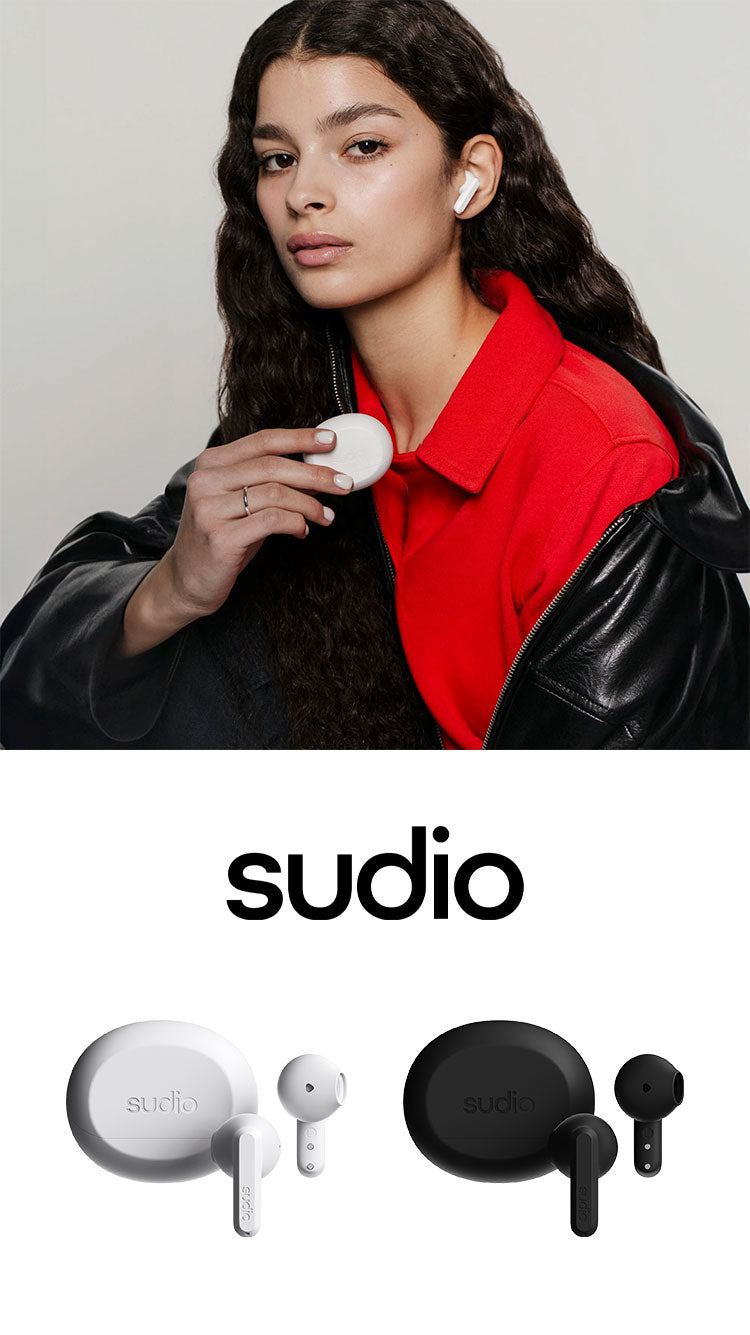 【国内正規品】 sudio A3 インナーイヤー型完全ワイヤレスイヤホン Bluetooth SBC 防水 IPX4 マイク 音声アシスタント コンパクト USB TypeC 北欧 おしゃれ ブラック ホワイト