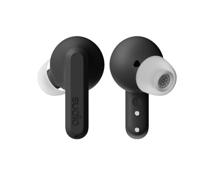 【国内正規品】 sudio A3 Pro カナル型完全ワイヤレスイヤホン Bluetooth アクティブノイズキャンセリング SBC 防水 IPX4 マイク 音声アシスタント イヤーチップ コンパクト USB TypeC 北欧 おしゃれ