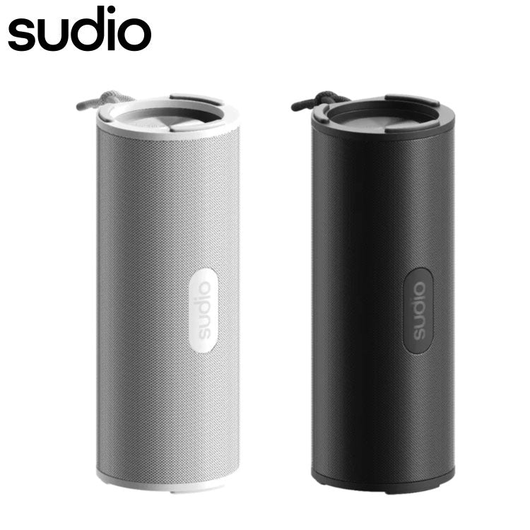 【国内正規品】 sudio F4 ポータブルスピーカー ワイヤレススピーカー メタリック コンパクト 横置き 縦置き IPX5 防水 Bluetooth SBC ダイナミック USB TypeC 北欧 おしゃれ ブラック ホワイト