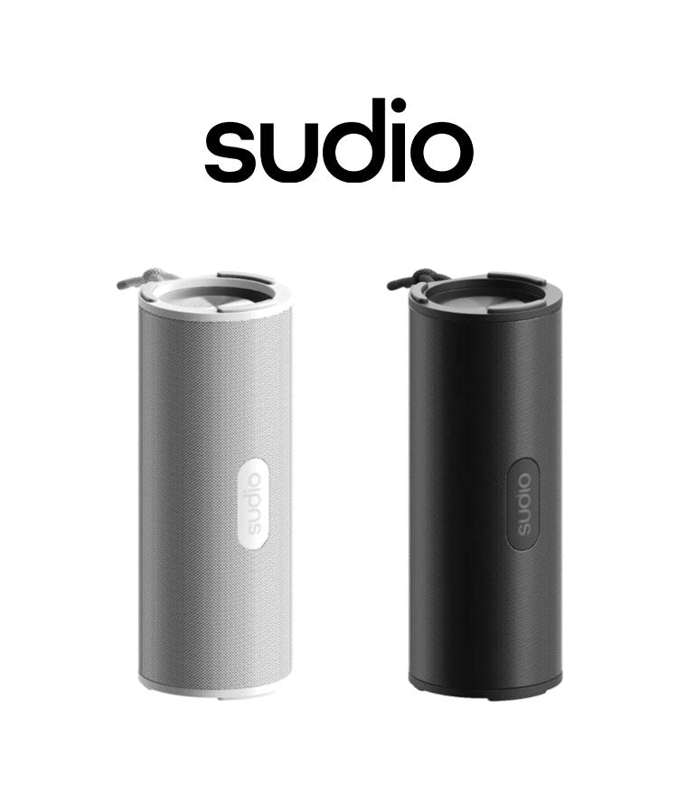 【国内正規品】 sudio F4 ポータブルスピーカー ワイヤレススピーカー メタリック コンパクト 横置き 縦置き IPX5 防水 Bluetooth SBC ダイナミック USB TypeC 北欧 おしゃれ ブラック ホワイト