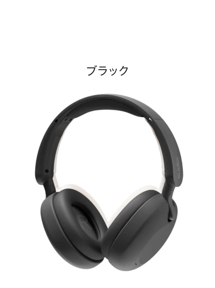 【国内正規品】 sudio K2 オーバーイヤーヘッドホン ワイヤレスヘッドフォン アクティブノイズキャンセリング Bluetooth 防水 IPX4 SBC 通話 ダイナミック USB TypeC 北欧 ブラック ホワイト