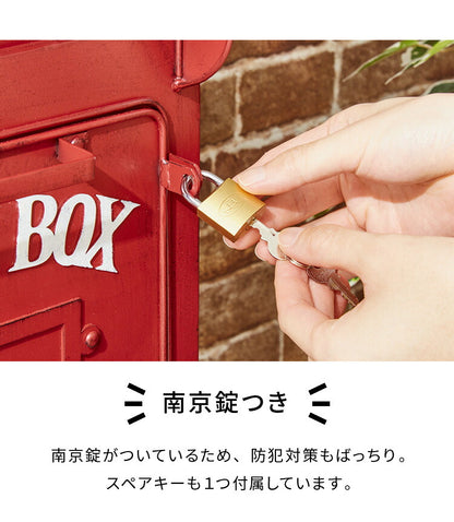 ポスト ミッキー 置き型 郵便受け 置き型ポスト 郵便ポスト スタンドタイプ 北欧 スタンド おしゃれ ディズニー Disney 郵便 メール便 アンティーク スタンドポスト メールボックス 宅配ボックス 戸建 鍵付き