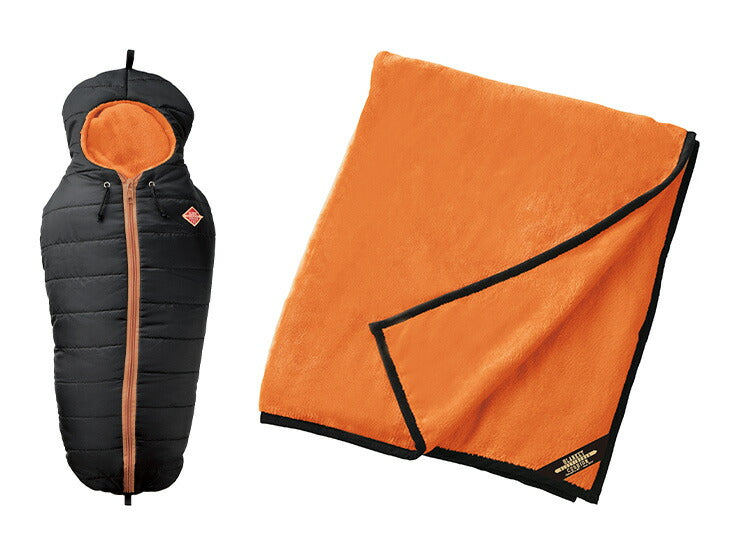 ブランケット キャンプ風 クッション ブランケット Lサイズ ダウンブランケット ひざ掛け 膝掛け ひざかけ 寝袋型クッション 枕