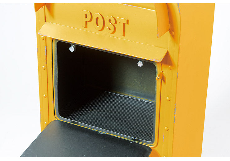 ポスト スタンド 置き型 郵便ポスト 南京錠付き アジャスター付き 宅配ボックス 郵便受け 宅配ボックス付き おしゃれ 北欧(代引不可)