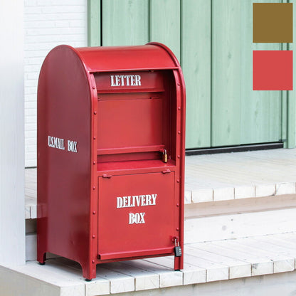 宅配ボックス 宅配 不在受け取り U.S.MAIL セトクラフト アメリカンスタイル スチール アジャスター付 一戸建て スタンド式(代引不可)