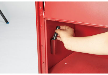 宅配ボックス 宅配 不在受け取り U.S.MAIL セトクラフト アメリカンスタイル スチール アジャスター付 一戸建て スタンド式(代引不可)