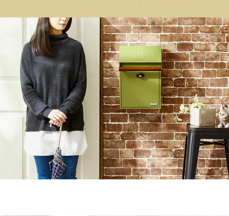 セトクラフト ポスト 北欧 ガルバリウム SI-3942 アンティーク 壁掛け おしゃれ 郵便受け モダン 壁掛けポスト 郵便ポストy2k 壁付け ウォールポスト 屋外用 A4 A4サイズ対応 防食 スチール 新聞受け