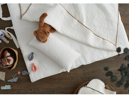 イブル 40×20cm 枕カバー 洗える ファスナー付き キルティング ベビー 赤ちゃん キッズ 韓国製イブル お昼寝 ピローケース(代引不可)【メール便配送】